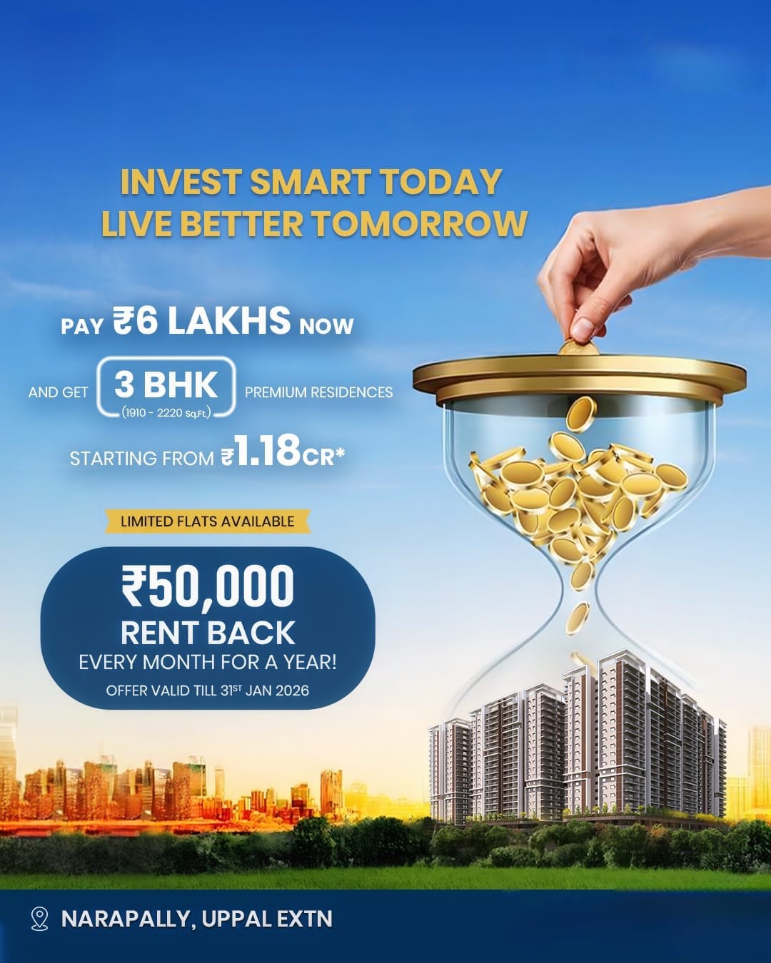 Narapally Premium Residences - Uppal Extension